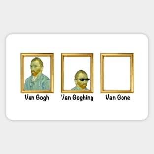 Van Gogh Van Goghing Van Gone Art History Joke for Nerds Sticker